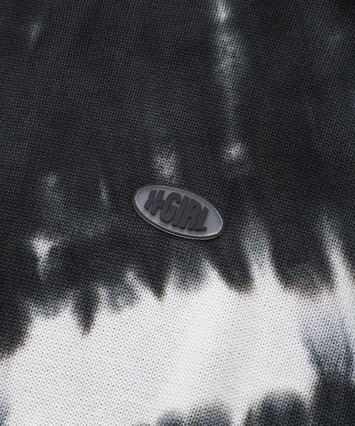 X-girl(エックスガール)の「TIE-DYE CREW KNIT TOP(ニット/セーター・レディース・ライトブルー/ブラック/オレンジ・ONE SIZE)」の18枚目の写真