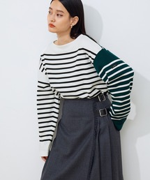 ADAM ET ROPE' | 【G.F.G.S.】別注ボートネックボーダー(Tシャツ/カットソー)