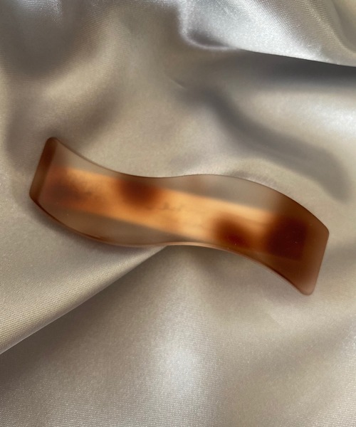 TONE SELECT GOODS（トーンセレクトグッズ）の「【LESRIRE】ウェーブヘアクリップ（バレッタ/ヘアクリップ・レディース・グレー/オフホワイト/グリーン/ブラウン系その他・FREE）」の11枚目の写真