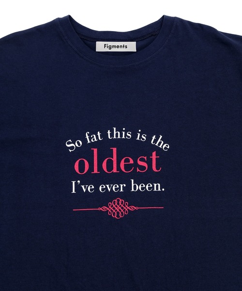 Figments（フィグメンツ）の「oldestロゴTシャツ（Tシャツ/カットソー・レディース・ネイビー/ホワイト・FREE）」の3枚目の写真
