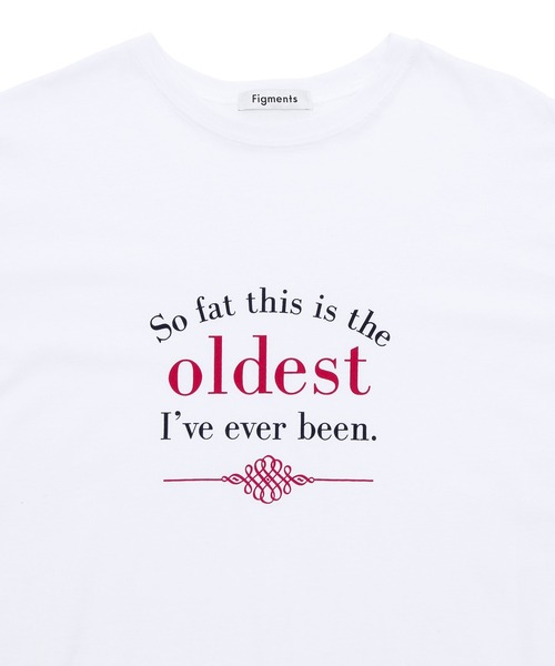 Figments（フィグメンツ）の「oldestロゴTシャツ（Tシャツ/カットソー・レディース・ネイビー/ホワイト・FREE）」の10枚目の写真