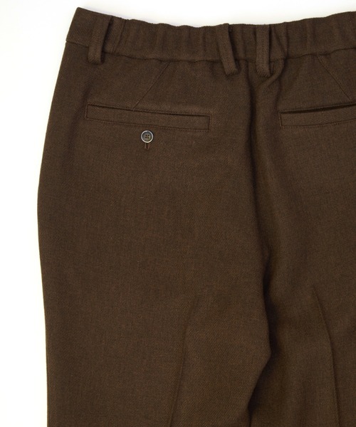 TAUPE(トープ)の「TAUPE/トープ/Spondish Flare Pants/スポンディッシュフレアパンツ(スラックス・メンズ・ブラウン・2)」の6枚目の写真