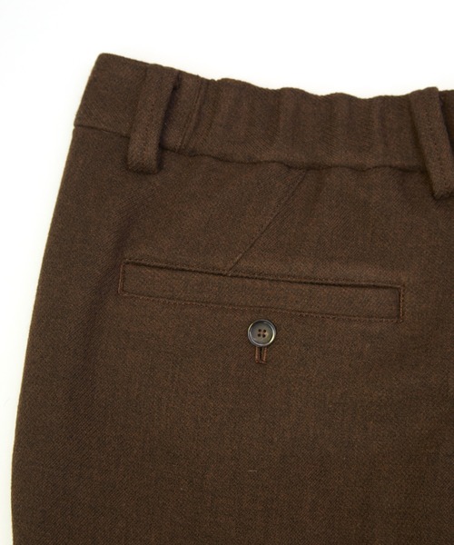 TAUPE(トープ)の「TAUPE/トープ/Spondish Flare Pants/スポンディッシュフレアパンツ(スラックス・メンズ・ブラウン・2)」の10枚目の写真