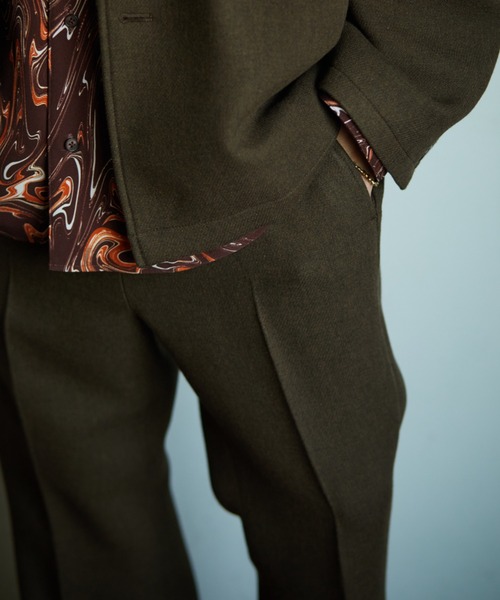 TAUPE(トープ)の「TAUPE/トープ/Spondish Flare Pants/スポンディッシュフレアパンツ(スラックス・メンズ・ブラウン・2)」の9枚目の写真