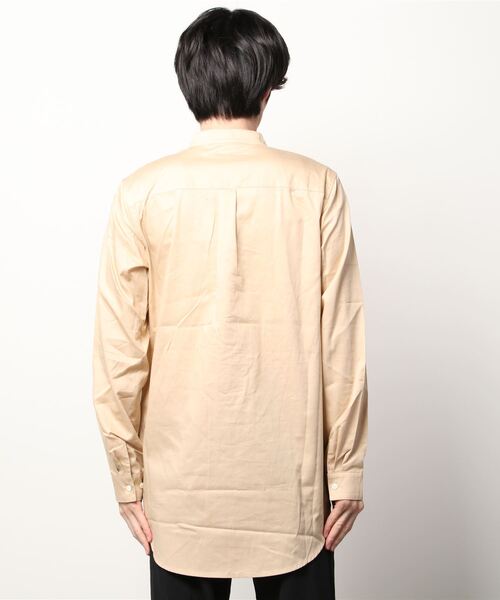 NUMBER (N)INE（ナンバーナイン）の「BAND COLLAR SIDE POCKETS LOGO EMBROIDERED  COTTON SHIRT  / バンドカラー サイドポケットロゴ刺繍シャツ（シャツ/ブラウス・メンズ・ホワイト/ブラック/ベージュ・2/4/3）」の16枚目の写真
