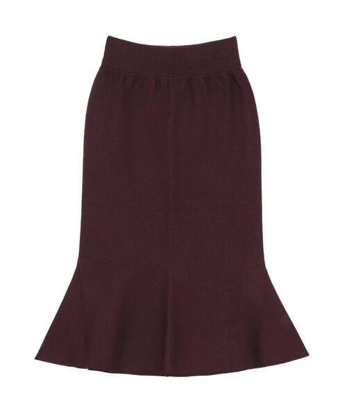 LAGUNAMOON（ラグナムーン）の「ナローニットスカート（スカート・レディース・バーガンディー/ブラック/アイボリー/ライトグレー/モカ・MEDIUM/SMALL）」の21枚目の写真