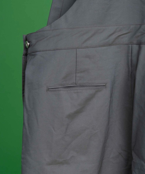 MAISON SPECIAL（メゾンスペシャル）の「《ユニセックスアイテム》マルチファブリックオーバーオール 【MAISON SPECIAL/メゾンスペシャル】（サロペット/オーバーオール・メンズ・ブラック/ダークブラック/ブルーグレー/カーキ・1/0/2）」の12枚目の写真