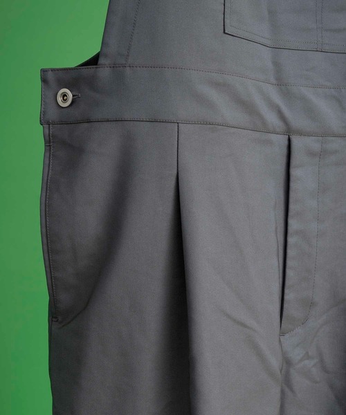 MAISON SPECIAL（メゾンスペシャル）の「《ユニセックスアイテム》マルチファブリックオーバーオール 【MAISON SPECIAL/メゾンスペシャル】（サロペット/オーバーオール・メンズ・ブラック/ダークブラック/ブルーグレー/カーキ・1/0/2）」の13枚目の写真