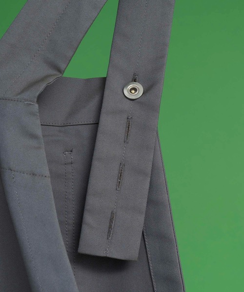 MAISON SPECIAL（メゾンスペシャル）の「《ユニセックスアイテム》マルチファブリックオーバーオール 【MAISON SPECIAL/メゾンスペシャル】（サロペット/オーバーオール・メンズ・ブラック/ダークブラック/ブルーグレー/カーキ・1/0/2）」の7枚目の写真