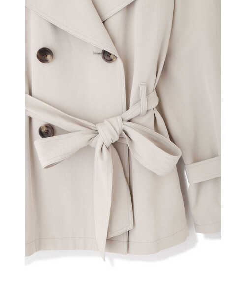 JILL STUART(ジルスチュアート)の「◆テオショートトレンチコート(トレンチコート・レディース・ベージュ/ブラウン・MEDIUM/SMALL)」の20枚目の写真