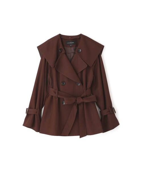 JILL STUART(ジルスチュアート)の「◆テオショートトレンチコート(トレンチコート・レディース・ベージュ/ブラウン・MEDIUM/SMALL)」の16枚目の写真