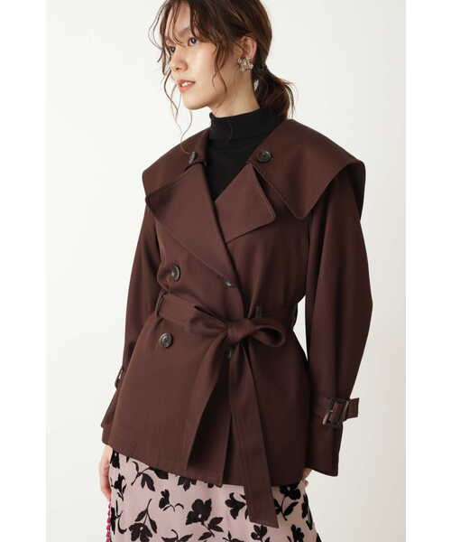 JILL STUART(ジルスチュアート)の「◆テオショートトレンチコート(トレンチコート・レディース・ベージュ/ブラウン・MEDIUM/SMALL)」の15枚目の写真