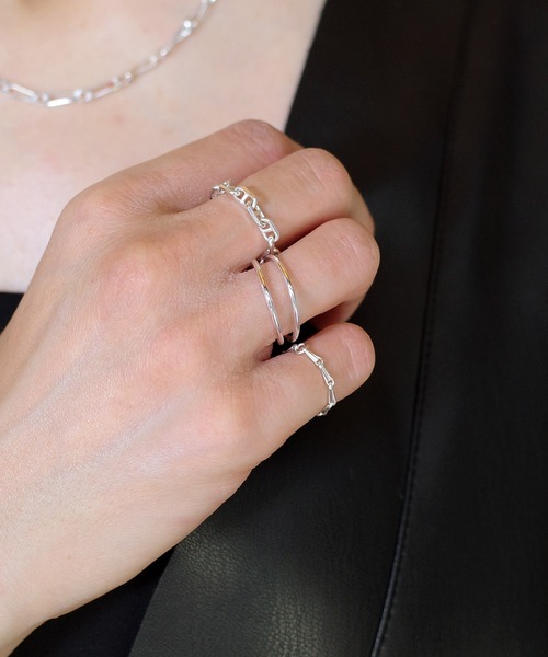 SIGNAL（シグナル）の「【SIGNAL/シグナル】Double Line Ear Cuff / ダブルラインイヤーカフ（イヤーカフ・レディース・シルバー/ゴールド・FREE）」の3枚目の写真