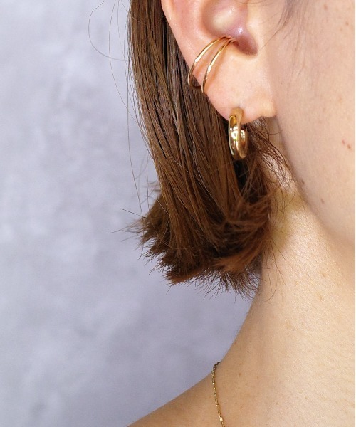 SIGNAL（シグナル）の「【SIGNAL/シグナル】Double Line Ear Cuff / ダブルラインイヤーカフ（イヤーカフ・レディース・シルバー/ゴールド・FREE）」の15枚目の写真