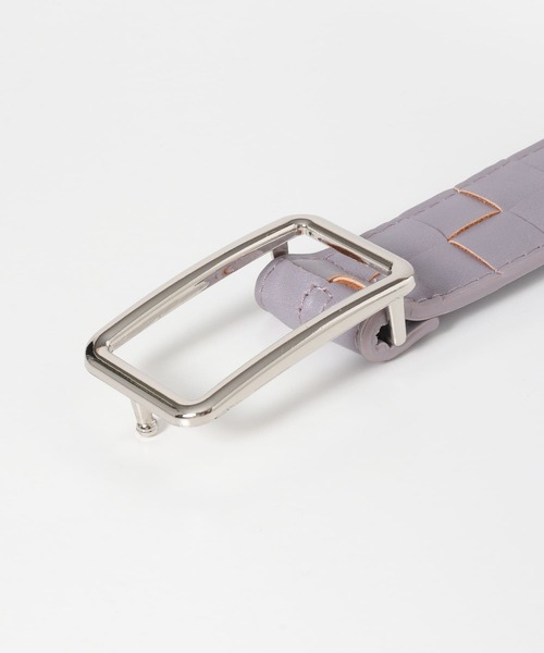 SENSE OF PLACE by URBAN RESEARCH（センスオブプレイスバイアーバンリサーチ）の「ギボシメッシュベルト（ベルト・レディース・アイボリー/パープル/ブラック・ONE）」の8枚目の写真