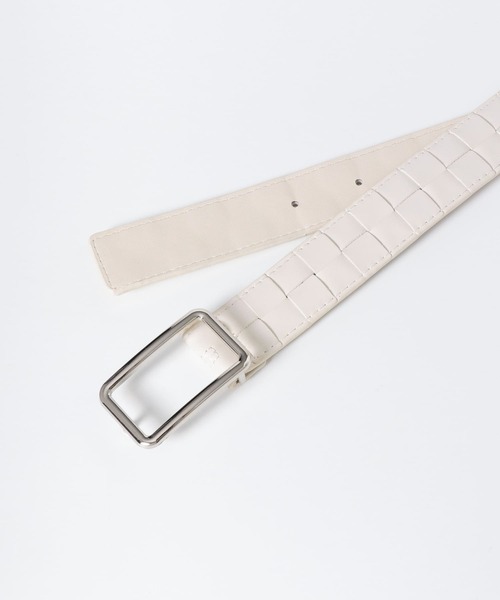 SENSE OF PLACE by URBAN RESEARCH（センスオブプレイスバイアーバンリサーチ）の「ギボシメッシュベルト（ベルト・レディース・アイボリー/パープル/ブラック・ONE）」の9枚目の写真