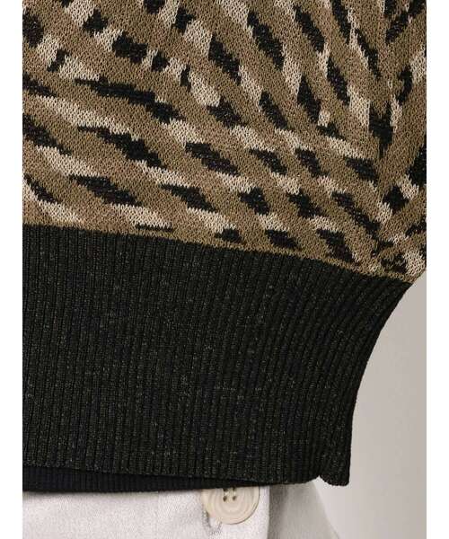 EMODA（エモダ）の「コンパクトジャガードカーデ（カーディガン/ボレロ・レディース・その他1/ブラック/その他・FREE）」の11枚目の写真