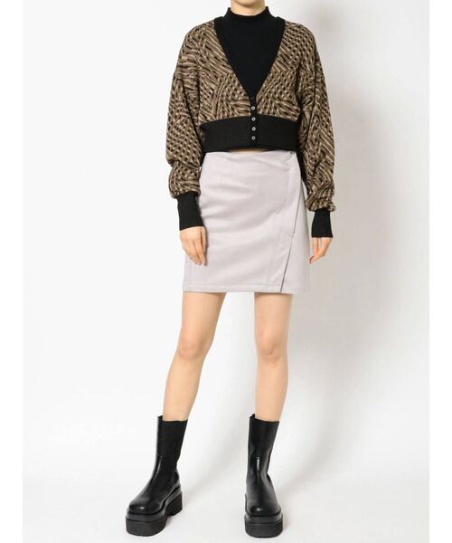 EMODA（エモダ）の「コンパクトジャガードカーデ（カーディガン/ボレロ・レディース・その他1/ブラック/その他・FREE）」の12枚目の写真