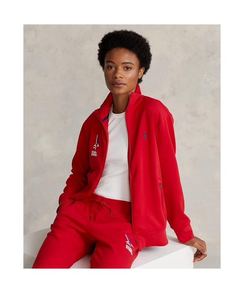 POLO RALPH LAUREN（ポロ ラルフ ローレン）の「スター + ストライプ トラック ジャケット（ジャージ・メンズ・レッド・S/M/L/XS）」の6枚目の写真