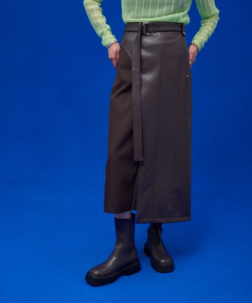 UNITED TOKYO（ユナイテッドトウキョウ）の「クロックコンビタイトスカート（スカート・レディース・ブラック/ベージュ/ブラウン/ブラック系その他2・1/2/3）」の18枚目の写真