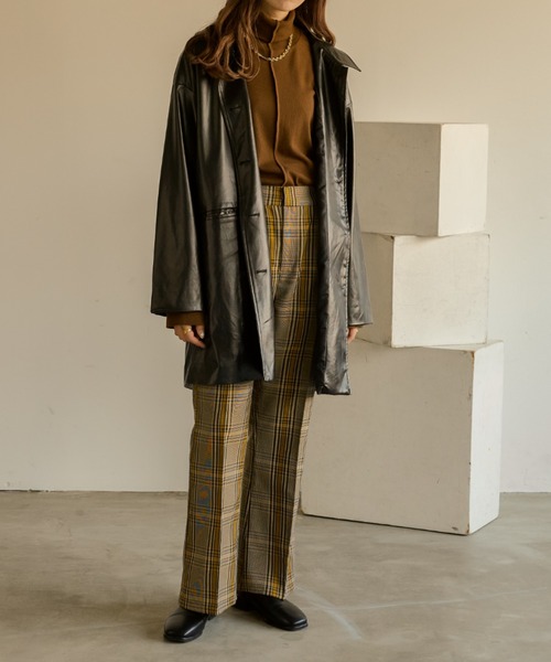 Ambre Neige（アンブルネージュ）の「テレコビッグロンＴ／【WEB/EC限定商品】（Tシャツ/カットソー・レディース・アイボリー/ダークブラウン/ブラック/ライトベージュ/ライトブラウン/スモークピンク・FREE）」の22枚目の写真