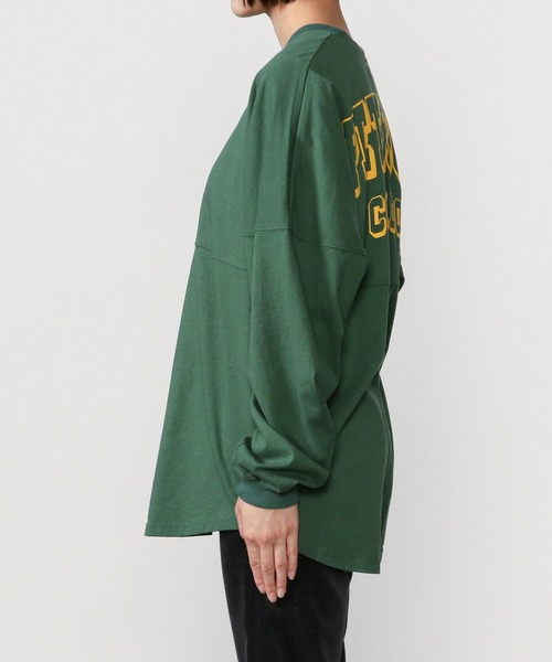 THE SHINZONE（ザ　シンゾーン）の「【THE SHINZONE】MILITARY BACK PRINT T WOMEN（Tシャツ/カットソー・レディース・グリーン/ネイビー・FREE）」の9枚目の写真