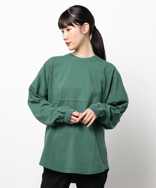 THE SHINZONE（ザ　シンゾーン）の「【THE SHINZONE】MILITARY BACK PRINT T WOMEN（Tシャツ/カットソー・レディース・グリーン/ネイビー・FREE）」の18枚目の写真