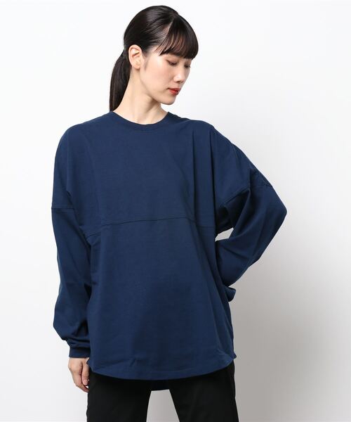 THE SHINZONE（ザ　シンゾーン）の「【THE SHINZONE】MILITARY BACK PRINT T WOMEN（Tシャツ/カットソー・レディース・グリーン/ネイビー・FREE）」の19枚目の写真