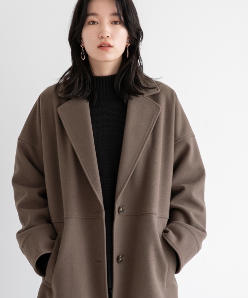 LOWRYS FARM(ローリーズファーム)の「ウールライクボックスジャケット 952581(テーラードジャケット・レディース・ブラウン/ブルー/グリーン/アイボリー・FREE)」の21枚目の写真