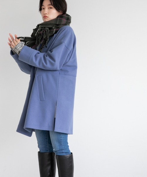 LOWRYS FARM(ローリーズファーム)の「ウールライクボックスジャケット 952581(テーラードジャケット・レディース・ブラウン/ブルー/グリーン/アイボリー・FREE)」の10枚目の写真