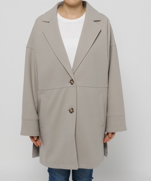 LOWRYS FARM(ローリーズファーム)の「ウールライクボックスジャケット 952581(テーラードジャケット・レディース・ブラウン/ブルー/グリーン/アイボリー・FREE)」の22枚目の写真