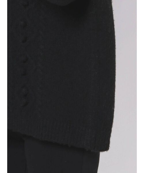 merry jenny（メリージェニー）の「スリットリボンケーブルニット（ニット/セーター・レディース・ブラック/ベージュ/アイボリー・FREE）」の9枚目の写真