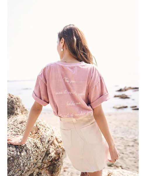 To the sea(トゥーザシー)の「ウォッシュツイルハイウエストミニスカート(スカート・レディース・クリーム・SMALL/MEDIUM)」の3枚目の写真