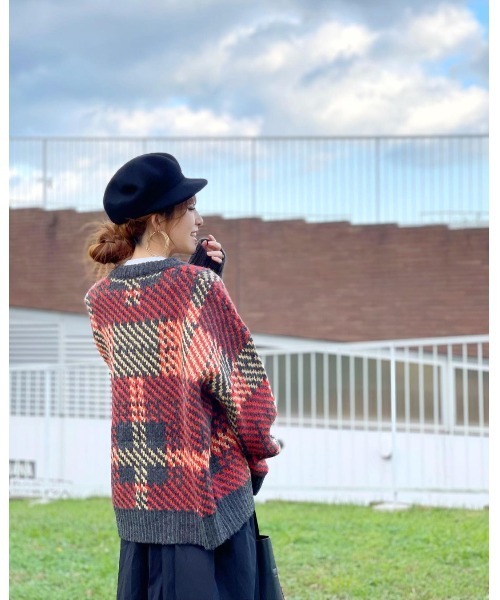 14+(イチヨンプラス)の「ポコポコフエルトキャスケット(キャスケット・レディース・ブラック/キャメル/チャコールグレー・FREE)」の22枚目の写真