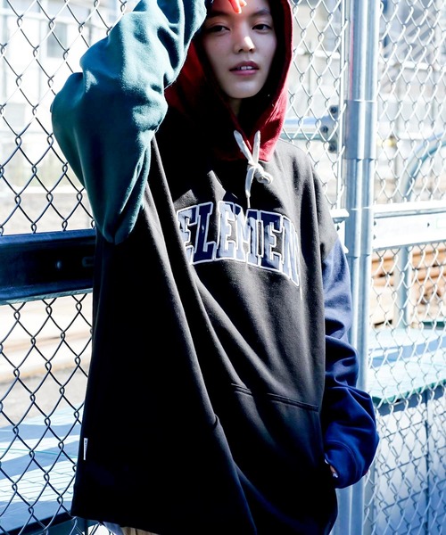 ELEMENT（エレメント）の「ELEMENT メンズ  92 BASE HOOD WR パーカー  【2021年秋冬モデル】/エレメントロゴプルオーバーパーカー（パーカー・メンズ・ブラック/マルチ/ベージュ・MEDIUM/LARGE/X-LARGE）」の20枚目の写真