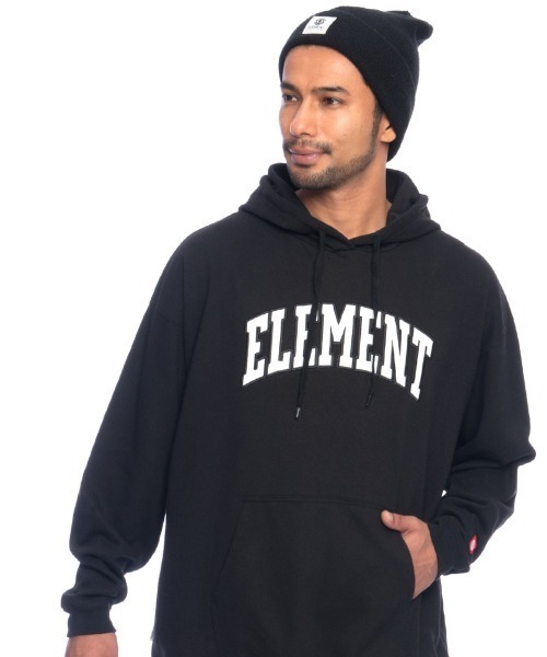 ELEMENT（エレメント）の「ELEMENT メンズ  92 BASE HOOD WR パーカー  【2021年秋冬モデル】/エレメントロゴプルオーバーパーカー（パーカー・メンズ・ブラック/マルチ/ベージュ・MEDIUM/LARGE/X-LARGE）」の6枚目の写真