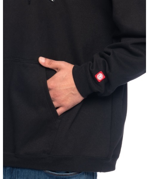 ELEMENT（エレメント）の「ELEMENT メンズ  92 BASE HOOD WR パーカー  【2021年秋冬モデル】/エレメントロゴプルオーバーパーカー（パーカー・メンズ・ブラック/マルチ/ベージュ・MEDIUM/LARGE/X-LARGE）」の10枚目の写真