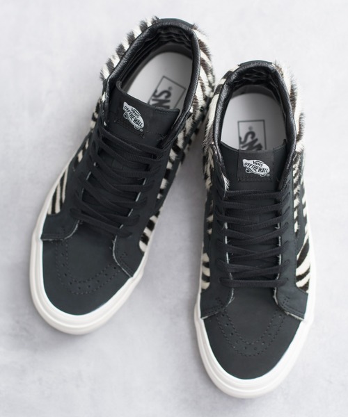 はな VANS ヴァンズ / SK8-HI 38 DX スケートハイ ゼブラハラコ ハイカット