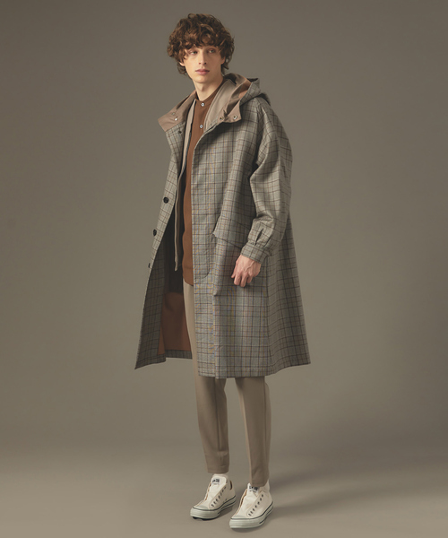 ABAHOUSE（アバハウス）の「【セットアップ対応】ツイルジャージ イージーパンツスラックス（スラックス・メンズ・ダークベージュ/グレイッシュベージュ/グリーン系その他・46/44/48）」の12枚目の写真