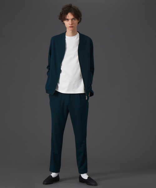 ABAHOUSE（アバハウス）の「【セットアップ対応】ツイルジャージ イージーパンツスラックス（スラックス・メンズ・ダークベージュ/グレイッシュベージュ/グリーン系その他・46/44/48）」の10枚目の写真