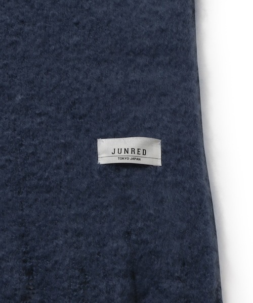 JUNRED（ジュンレッド）の「ボリュームカラーマフラー（マフラー・メンズ・チャコールグレー/ライトグレー/ブラック/キナリ/ブラウン系その他2/ブルー系その他4・FREE）」の20枚目の写真