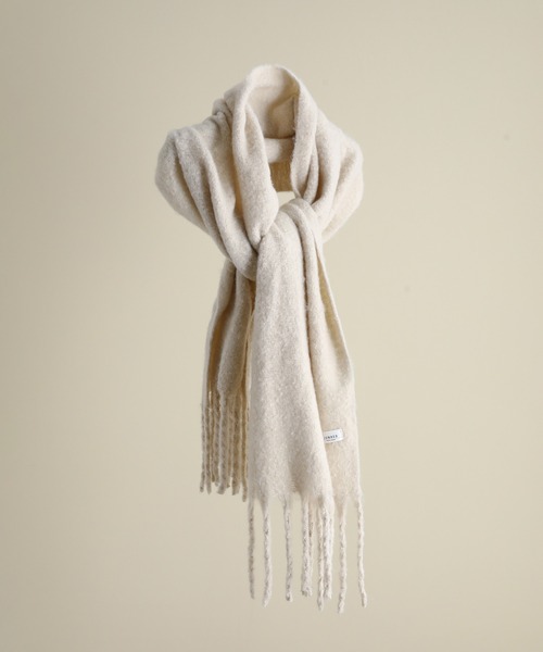 JUNRED（ジュンレッド）の「ボリュームカラーマフラー（マフラー・メンズ・チャコールグレー/ライトグレー/ブラック/キナリ/ブラウン系その他2/ブルー系その他4・FREE）」の18枚目の写真