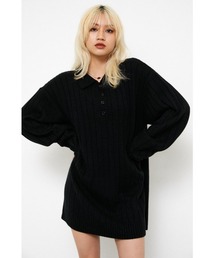 LAGUA GEM | LOOSE KNIT MINI OP(ワンピース)