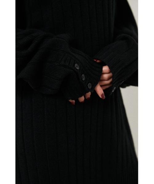 LAGUA GEM（ラグアジェム）の「LOOSE KNIT MINI OP（ワンピース・レディース・ダークブルー/ブラック/アイボリー・MEDIUM/SMALL）」の21枚目の写真