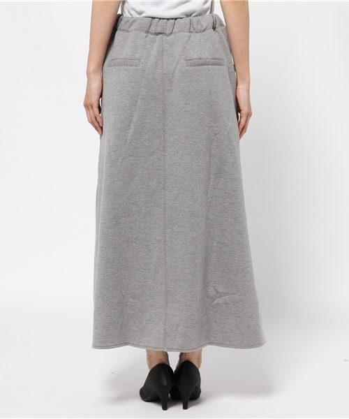 DISCOAT（ディスコート）の「【Discoat】裏起毛ロングスカート（スカート・レディース・グレー/ブラック・ﾌﾘ-）」の5枚目の写真