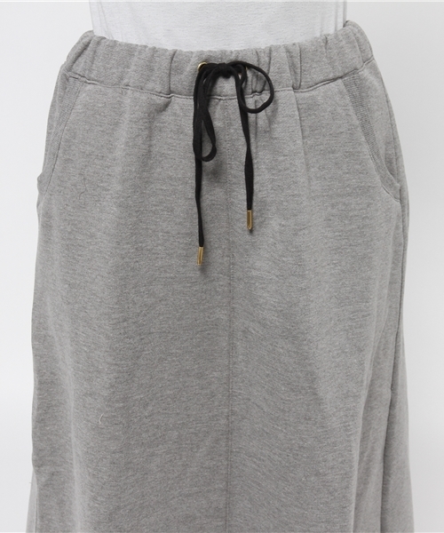 DISCOAT（ディスコート）の「【Discoat】裏起毛ロングスカート（スカート・レディース・グレー/ブラック・ﾌﾘ-）」の6枚目の写真
