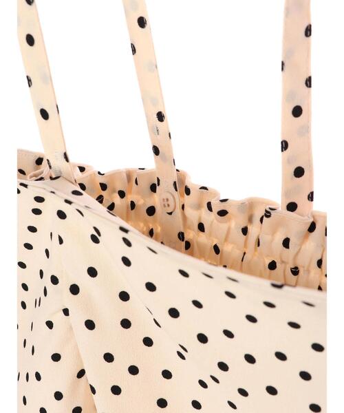 SLURR(スラ―)の「【大きいサイズ】ドットフリルマーメイドスカート(スカート・レディース・ライトベージュ/ブラック・LARGE)」の19枚目の写真