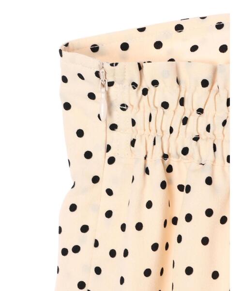 SLURR(スラ―)の「【大きいサイズ】ドットフリルマーメイドスカート(スカート・レディース・ライトベージュ/ブラック・LARGE)」の18枚目の写真