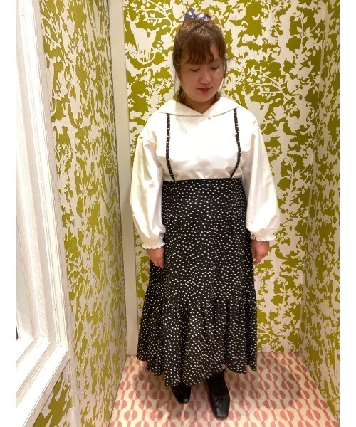 sheller ダブルフリルドットマーメイドスカート ダブルフリルドットマーメイドスカート Sheller