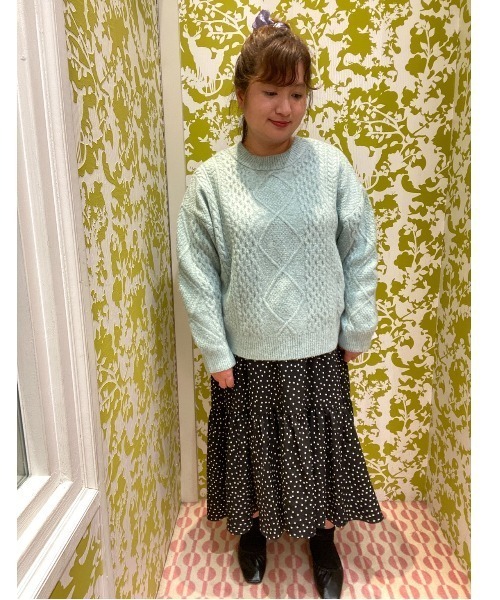 sheller ダブルフリルドットマーメイドスカート sheller ダブルフリルドットマーメイドスカート ドット